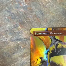 Bonehoard Dracosaur (Borderless) The Lost Caverns of Ixalan Foil - Image 2