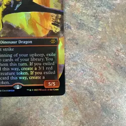 Bonehoard Dracosaur (Borderless) The Lost Caverns of Ixalan Foil - Image 4