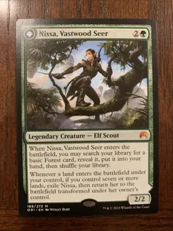MTG Nissa, Vastwood Seer Nissa, Sage Animist SLD Cute to Brute 189 NM - Image 2