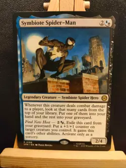 Symbiote Spider-Man - Marvel's Spider-Man - Rare - NM (see pics) MTG - Image 1
