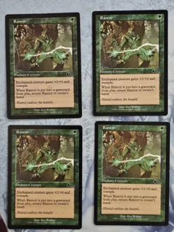 Rancor x 4 - Urza's Legacy - Magic the Gathering - MTG - Light Play - Image 1