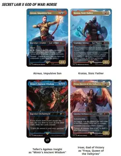 Secret Lair x God of War: Norse FOIL - Playstation Drop IN HAND - Image 1