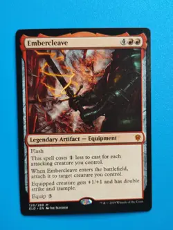 MTG 1x Embercleave NM Throne of Eldraine Magic - Image 1