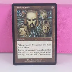 MTG LP Tsabo's Web Invasion Regular Magic The Gathering - Image 1