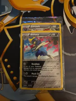 Bisharp 64/114 + Zoroark 91/162 Holo Sealed Promo Pokemon - Image 1