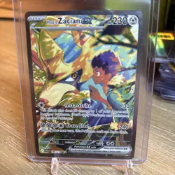 Pokemon Journey Together Hop's Zacian ex 186/159 Special Illustration Rare - Image 1