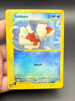 Goldeen 111/165 Expedition 2002 Reverse Holo E-Series Vintage Pokemon Card TCG - Image 3