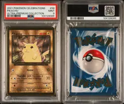 2021 POKEMON CELEBRATIONS - ULTRA-PREMIUM COLLECTION - PIKACHU - #58 - PSA 9 - Image 3