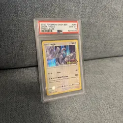 2020 POKEMON SWSH BLACK STAR PROMO PRERELEASE #069 LUGIA-HOLO PSA 10 - Image 1