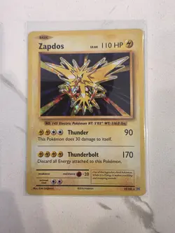 Zapdos 42/108 - Holo Rare - Pokemon Evolutions - NM Condition - 2016 - Image 1