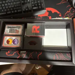 Pokemon Team Rockets Moltres EX UPC Empty box with Accessories NO PACKS NO PROMO - Image 1