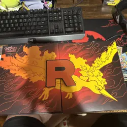 Pokemon Team Rockets Moltres EX UPC Empty box with Accessories NO PACKS NO PROMO - Image 2