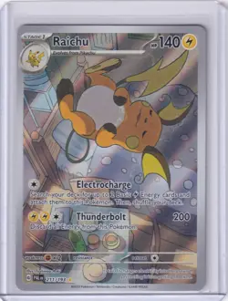 Pokemon Sleeping Raichu 211/193 Sv02: Paldea Evolved Holo - Image 1