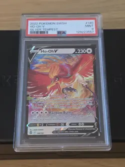 2022 Pokemon Ho-OH V 140/195 Silver Tempest PSA 9 - Image 1