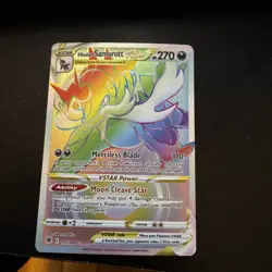 Pokemon Hisuian Samurott VSTAR 197/189 Astral Radiance Rainbow Secret Rare Holo - Image 1