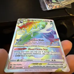 Pokemon Hisuian Samurott VSTAR 197/189 Astral Radiance Rainbow Secret Rare Holo - Image 4