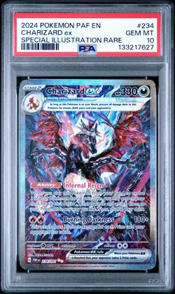2024 Pokemon Paldean Fates Charizard EX Special Illustration Rare PSA 10 - Image 1