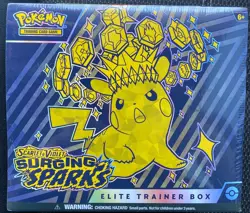 Factory Sealed Pokemon TCG Scarlet & Violet Surging Sparks Elite Trainer Box ETB - Image 1