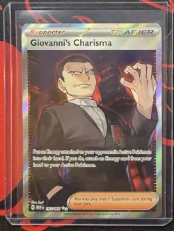 Giovanni's Charisma SR 197/165 Ultra Rare Pokemon Scarlet & Violet 151 - Image 1