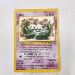 2002 WOTC POKEMON LEAGUE MEW #47 BLACK STAR PROMO MEW LILLY PROMO - Image 1