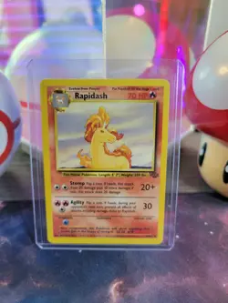 Rapidash 44/64 Pokemon TCG Jungle Unlimited Regular Uncommon MP - Image 1