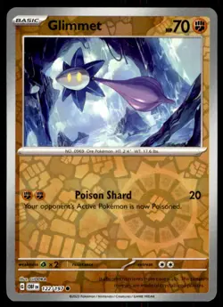 2023 Scarlet & Violet Series - Obsidian Flames Glimmet Holo #122 - Image 1