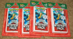 Pokemon Mystery Pack Sealed Seeded 1:10 Crystal Guardians, Lot of 4 - Image 1