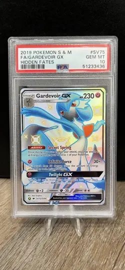{PSA Gem MT 10} Gardevoir GX #SV75 Pokemon Hidden Fates - Image 1