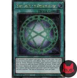 Yugioh The Seal of Orichalcos MP24-EN015 QC Secret Rare 1st Edition NM - Image 1
