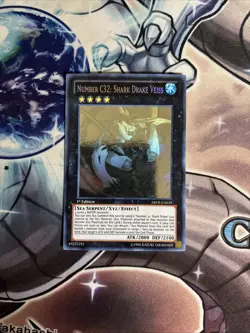 (YL) Yugioh Number C32: Shark Drake Veiss - ABYR-EN039 - Ghost Rare - 1st Ed VLP - Image 1