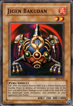 Jigen Bakudan - SDP-012 - LP - YuGiOh - Image 1