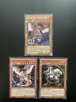 Yugioh Horus The Black Flame Dragon LV4 LV6 LV8 YSKR EEN MP/HP - Image 1