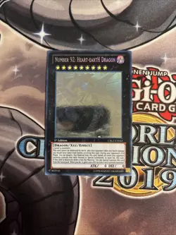 (Mc) Yugioh! Number 92: Heart-eartH Dragon - CBLZ-EN045 - Ghost Rare 1st Ed VLP - Image 1