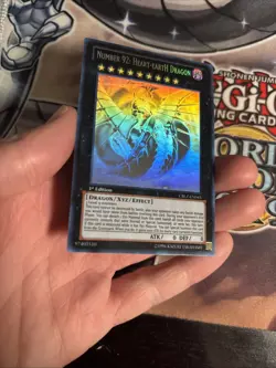 (Mc) Yugioh! Number 92: Heart-eartH Dragon - CBLZ-EN045 - Ghost Rare 1st Ed VLP - Image 3