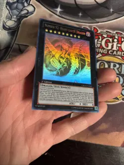 (Mc) Yugioh! Number 92: Heart-eartH Dragon - CBLZ-EN045 - Ghost Rare 1st Ed VLP - Image 4
