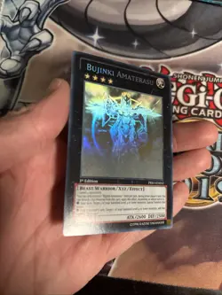 (MC) Yugioh Bujinki Amaterasu PRIO-EN052 Ghost Rare 1st Ed VLP - Image 3