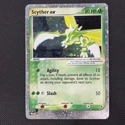 Pokemon Scyther EX Holo Card 102/109 Ruby & Sapphire LP-MP - Image 1