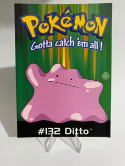 Ditto Pokemon Vintage Post Card 1995 - 2000 blank English 15x10,5 cm - Image 1