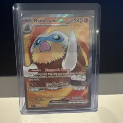 Pokemon Card Mamoswine ex 174/159 Journey Together Full Art Ultra Rare NM - Image 1