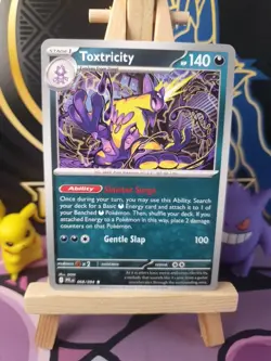 Toxtricity 068/094 Non Holo Gengar Deck Exclusive Phantasmal Flames Pokemon Card - Image 1