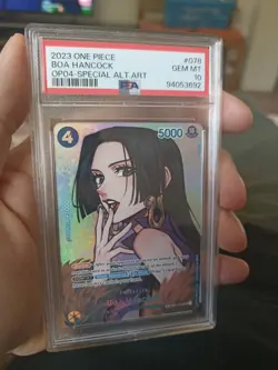 Boa Hancock PSA 10 Op01-078 Special Op04 Onepiece Card Game - Image 1