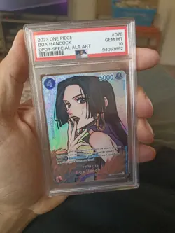 Boa Hancock PSA 10 Op01-078 Special Op04 Onepiece Card Game - Image 3