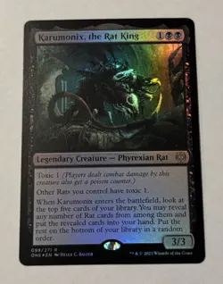 MTG Karumonix, the Rat King - Phyrexia: All Will Be One FOIL LP - Image 1