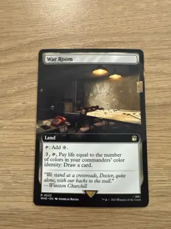 🇬🇧 MTG War Room 0533 Universes Beyond Doctor Who Near Mint Non-Foil Land - Image 1