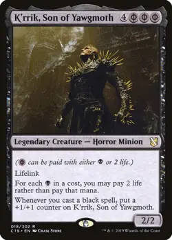 MTG K'rrik, Son of Yawgmoth ** Commander 2019 ** English (NM) - Image 1