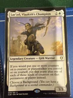 Lae'zel, Vlaakith's Champion Commander Legends: Battle for Baldur's Gate Regular - Image 1
