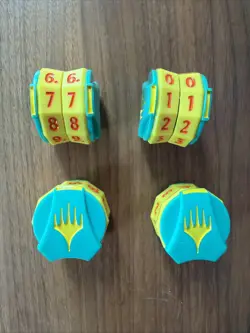 4x Chocobo Bundle Click Wheel Life Counter Magic: The Gathering Final Fantasy - Image 2