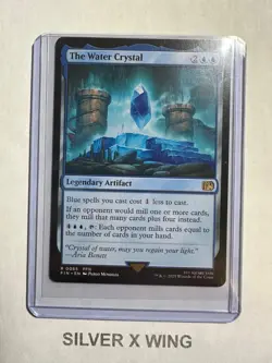 The Water Crystal x1, MTG, Magic the Gathering, Final Fantasy, FIN, NM - Image 1