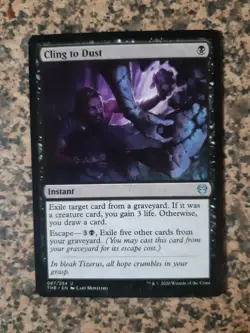 MTG - 1 x Cling to Dust - Theros beyond Death - Image 1