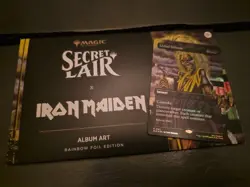 Iron MAIDEN Magic Lethal Scheme Foil Secret Lair R 2187 Sld En Mtg Tcg - Image 1